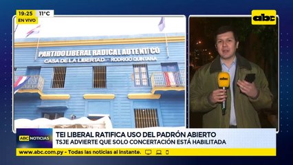 TEP liberal ratifica uso del padrón abierto
