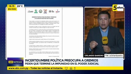 Incertidumbre política preocupa a gremios