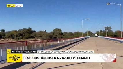 Desechos tóxicos en aguas del río Pilcomayo