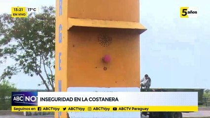 Inseguridad en la costanera