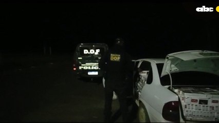 Incautan en Ponta Porã un automóvil repleto de cigarrillo de contrabando