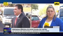 Preparan pérdida de investidura de Cartes