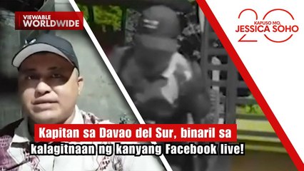 Kapitan, binaril sa kalagitnaan ng kanyang Facebook live! | Kapuso Mo, Jessica Soho
