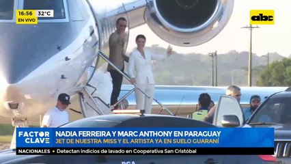 Nadia Ferreira y Marc Anthony ya están en Paraguay