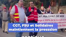 Nice : Manifestation à l'appel des syndicats pour maintenir la pression sur le gouvernement