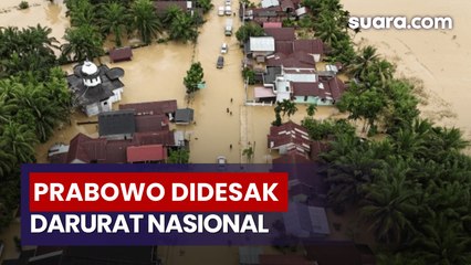 Desakan untuk Prabowo Tetapkan Darurat Nasional di Sumatera Kian Menguat
