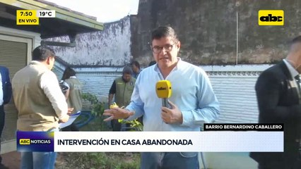 Intervención en casa abandonada
