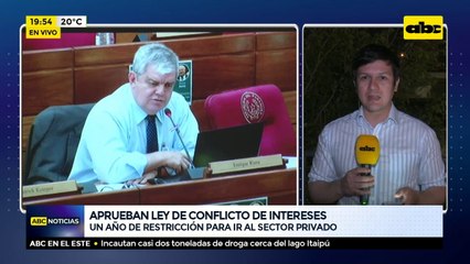 Aprueban ley de conflicto de intereses