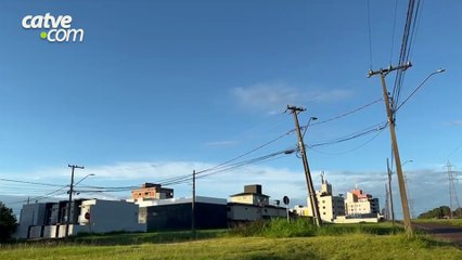 Terça-feira com possibilidade de pancadas de chuva e máxima de 27°C em Cascavel