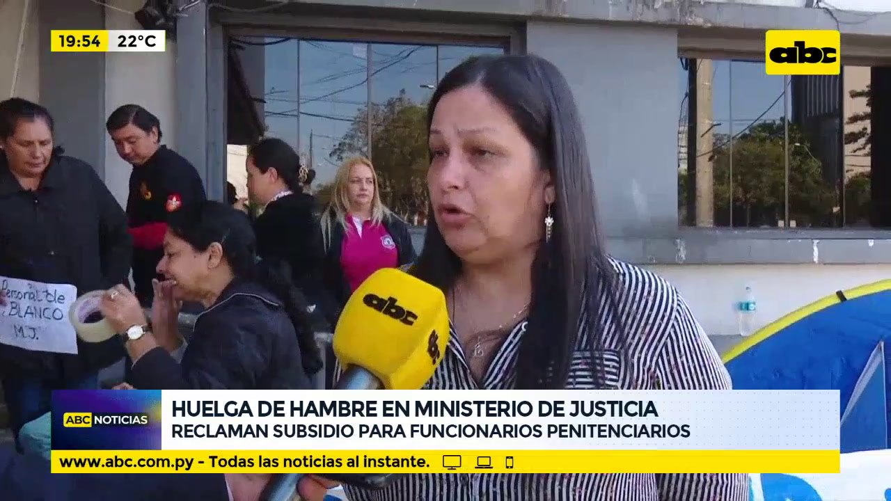 Huelga de hambre en Ministerio de Justicia