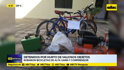 Cuatro detenidos por hurto de valiosos objetos