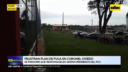 Frustran plan de fuga en Coronel Oviedo