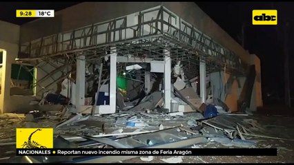Destruyen con explosivos un banco en asalto tipo comando