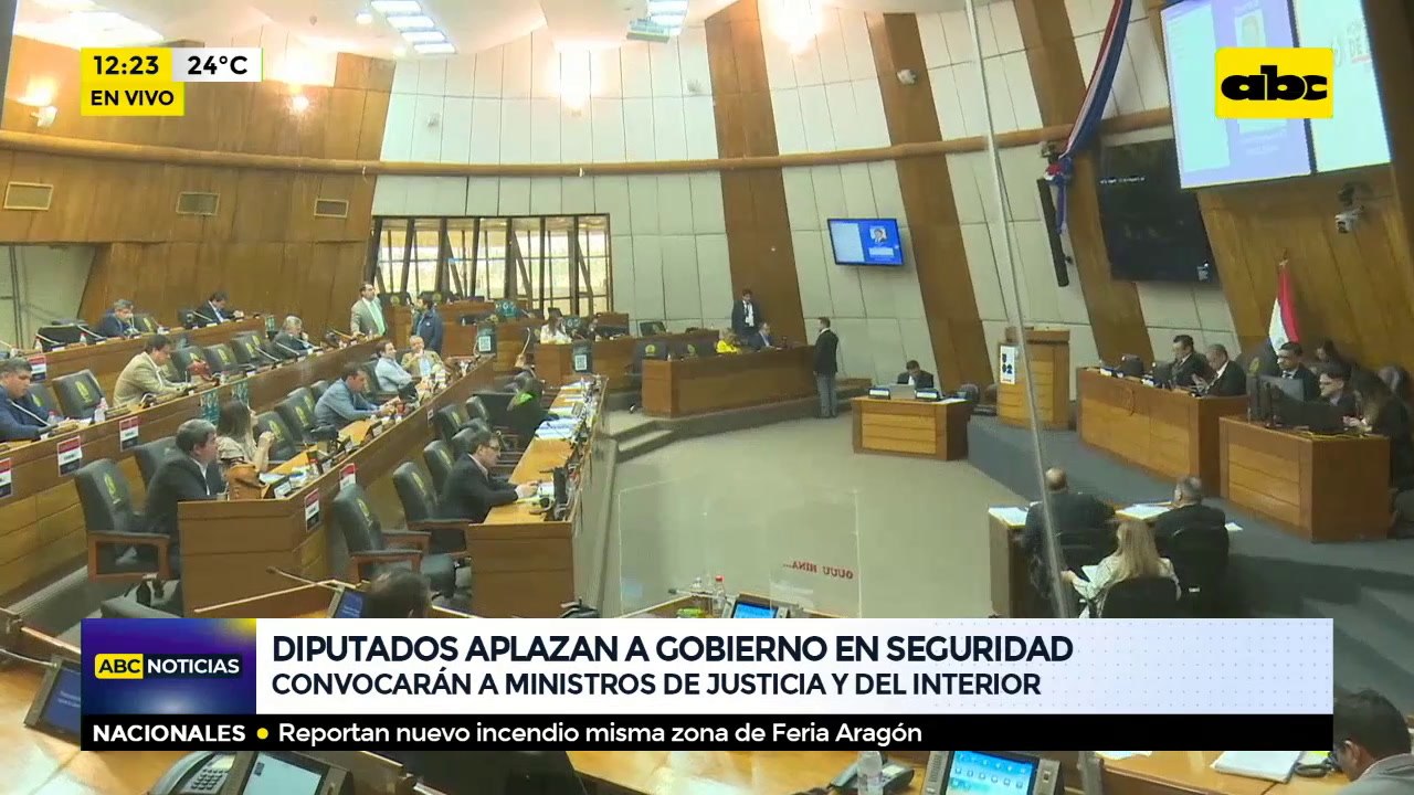 Diputados aplazan a Gobierno en seguridad