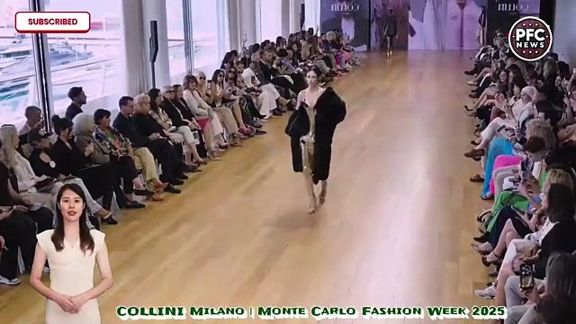 Fashion Show 2025 _ COLLINI Monte Carlo _ Glamour, Edge & Gold _ 1-Min Runway Transformation