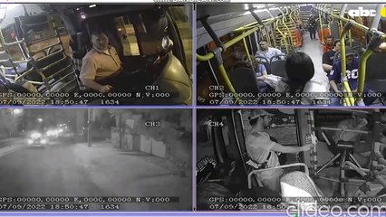 Así Un Ladrón Robó A Pasajeros De Un Bus Del Transporte Público