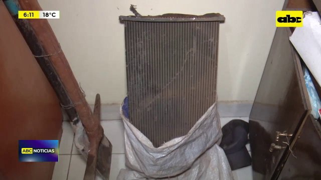 Robó piezas de repuestos de un taller mecánico y fue detenido