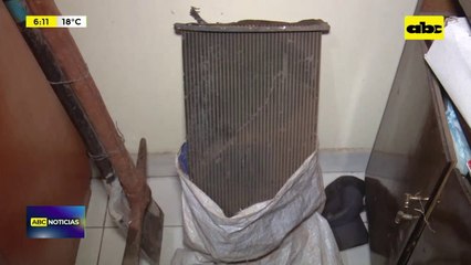 Robó piezas de repuestos de un taller mecánico y fue detenido