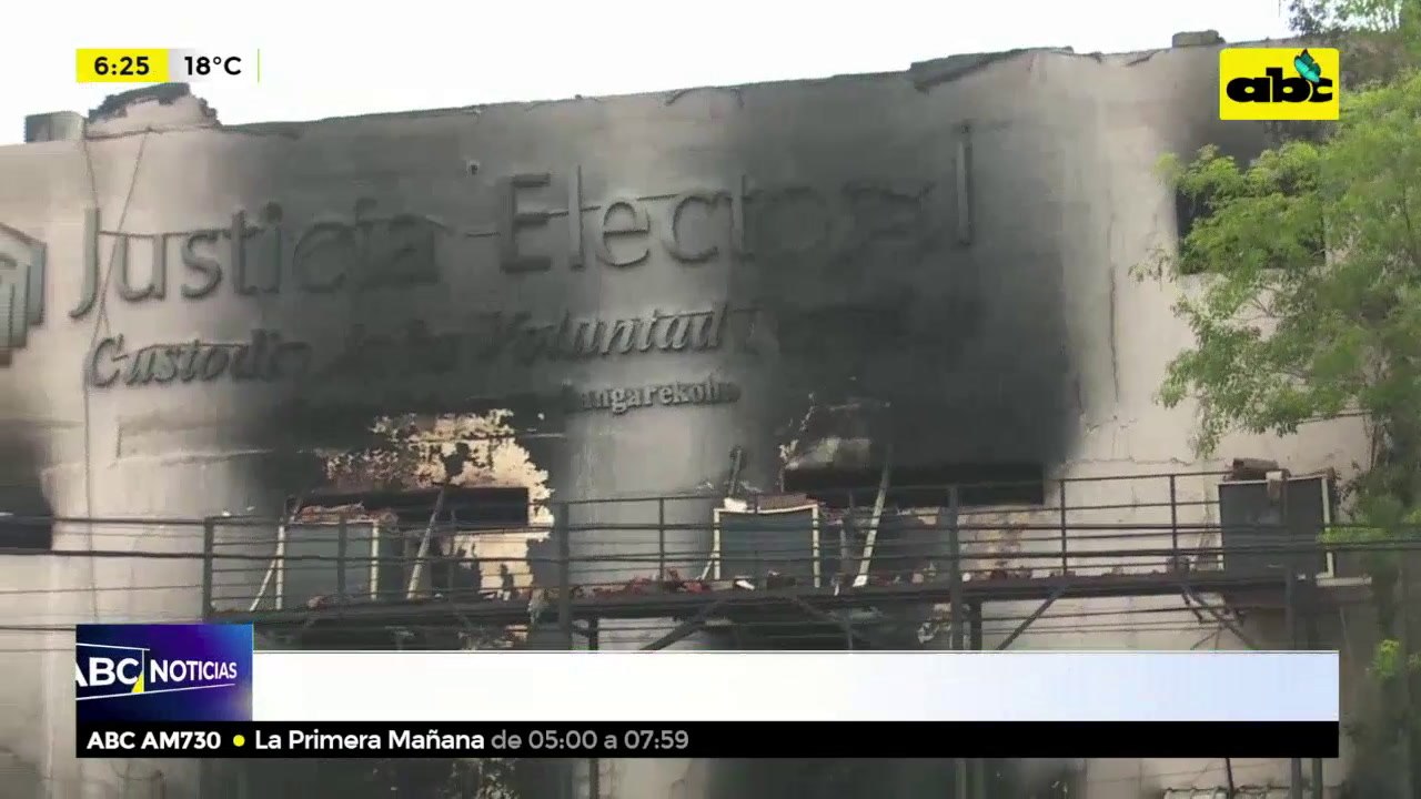 Incendio en el TSJE