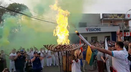 Caacupé recibió la llama olímpica de los juegos Odesur