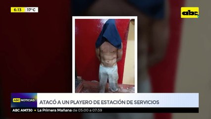 Atacó a un playero de estación de servicios