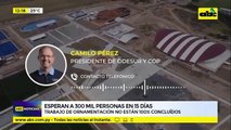 Esperan 300 mil personas en 15 días