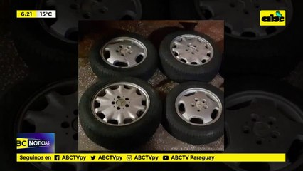 Robaron 24 llantas y cubiertas de Mercedes Benz