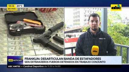 Franklin: desarticulan banda de estafadores