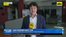Fiscal toma declaraciones a funcionarios