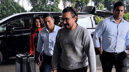 गर्लफ्रेंड गौरी संग स्पॉट हुए Aamir Khan