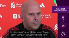 Slot praises 'disciplined' Salah following shock West Ham omission