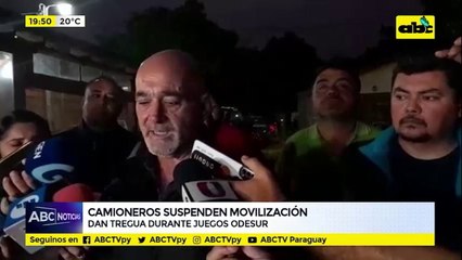 Camioneros Suspenden Movilización