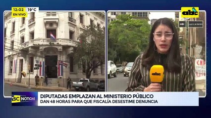 Diputadas emplazan al Ministerio Público