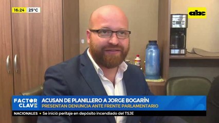Acusan de planillero a Jorge Bogarín