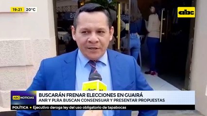 Buscarán frenar elecciones en Guairá