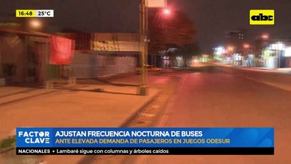 Ajustan frecuencia nocturna de buses