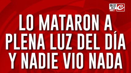 Salió de prisión y lo ejecutaron a sangre fría en plena vía pública