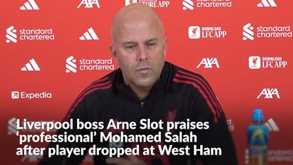 Liverpool boss Arne Slot praises ‘professional’ Mohamed Salah