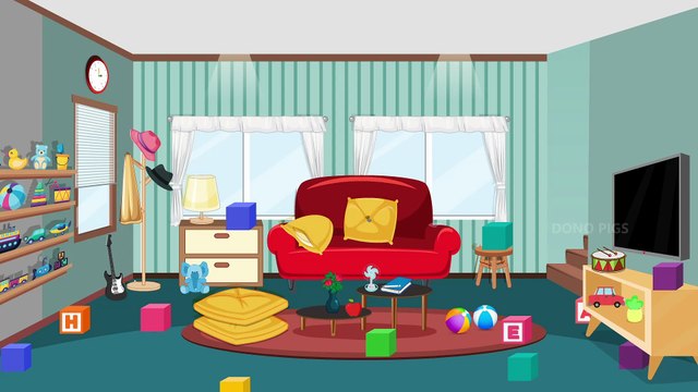 ABC Learning for Kids with Cute Piggies Hammy, Porky & Bacon Go From A to Z Phonics. Dono Pigs