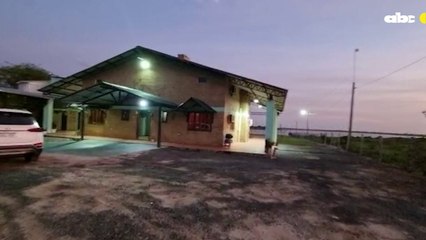 Casa quinta donde residía el brasileño detenido en Villa Oliva