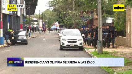 Resistencia-Olimpia, comienza hoy a las 10:00