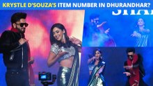 Krystle D’Souza's 'Shararat' Moves With Ranveer Singh At Grand 'Dhurandharl Music Launch