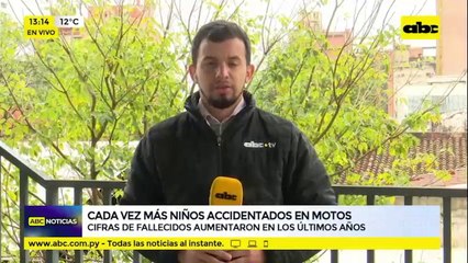 Cada vez más niños accidentados en motos