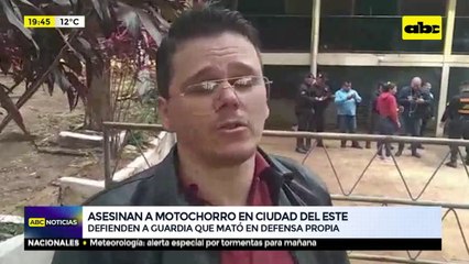 Asesinan a motochorro en Ciudad del Este