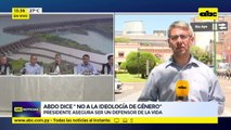 Abdo dice “no a la ideología de género”