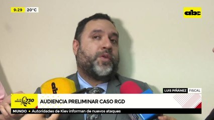 Audiencia preliminar caso RGD