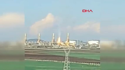 Silivri'de doğal gaz tesisinde yangın