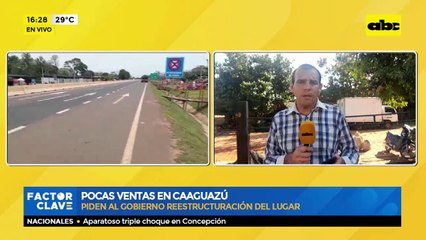Pocas ventas en Caaguazú