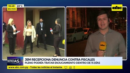 JEM recepciona denuncia contra fiscales