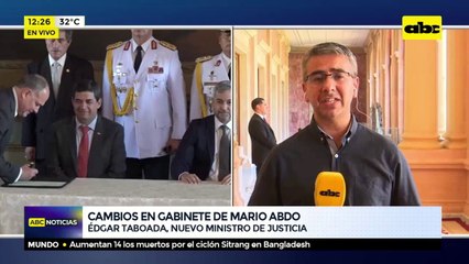 Cambios en Gabinete de Mario Abdo